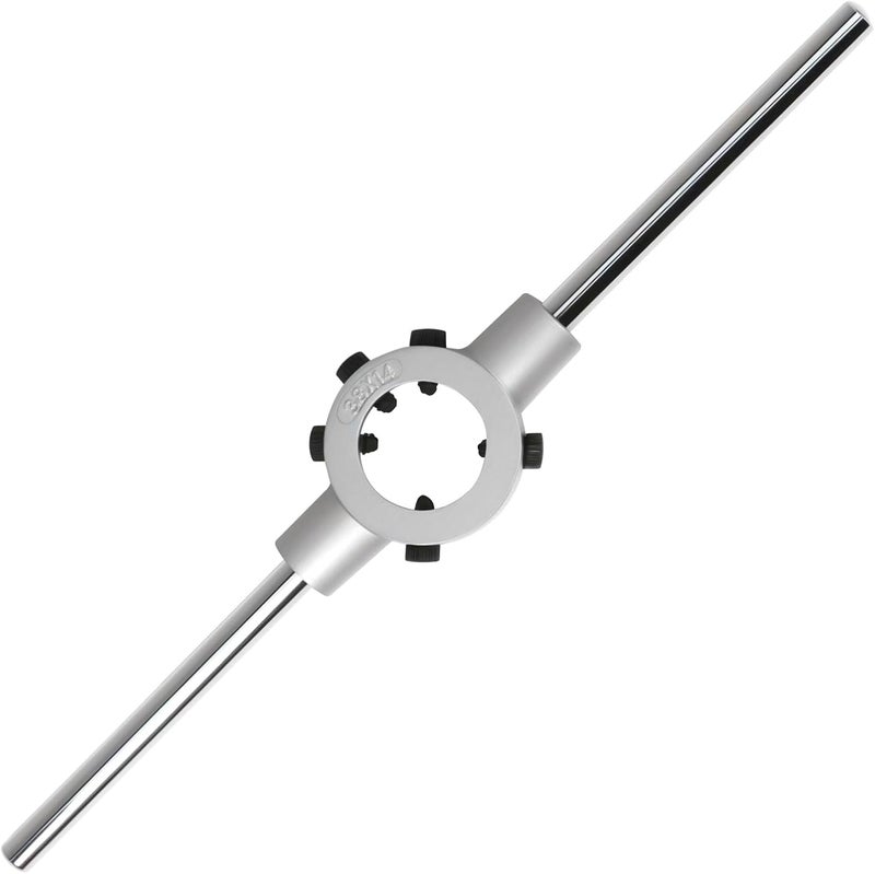Grngven 38mm Die Stock Handle Wrench, for M12-M14 Adjustable Stock Die Wrench Handle Holder, Heavy Duty Round Die Holder - Image 1